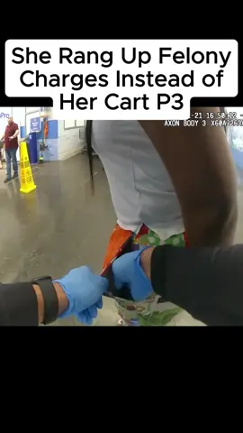 She Rang Up Felony Charges Instead of Her Cart#fyp #cop #police