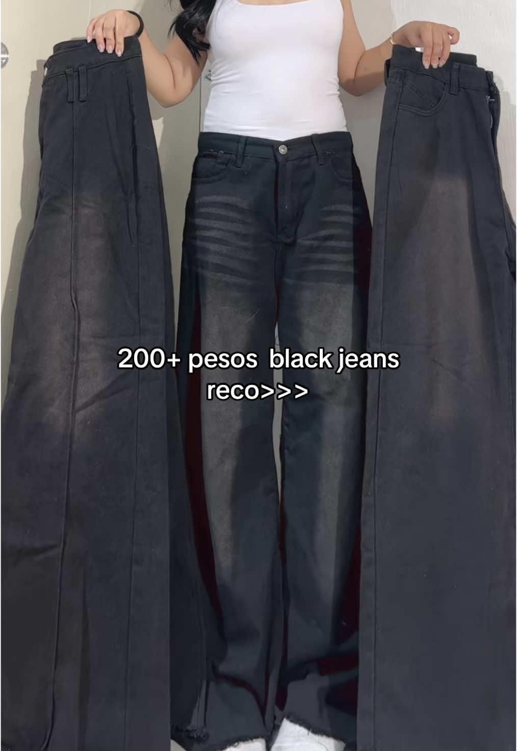 ang gaganda ng mga quality nyan! #fyp #fypシ゚viral #blackjeans #baggyjeans #blackpants #JEANS #budolbygwynie #trending 