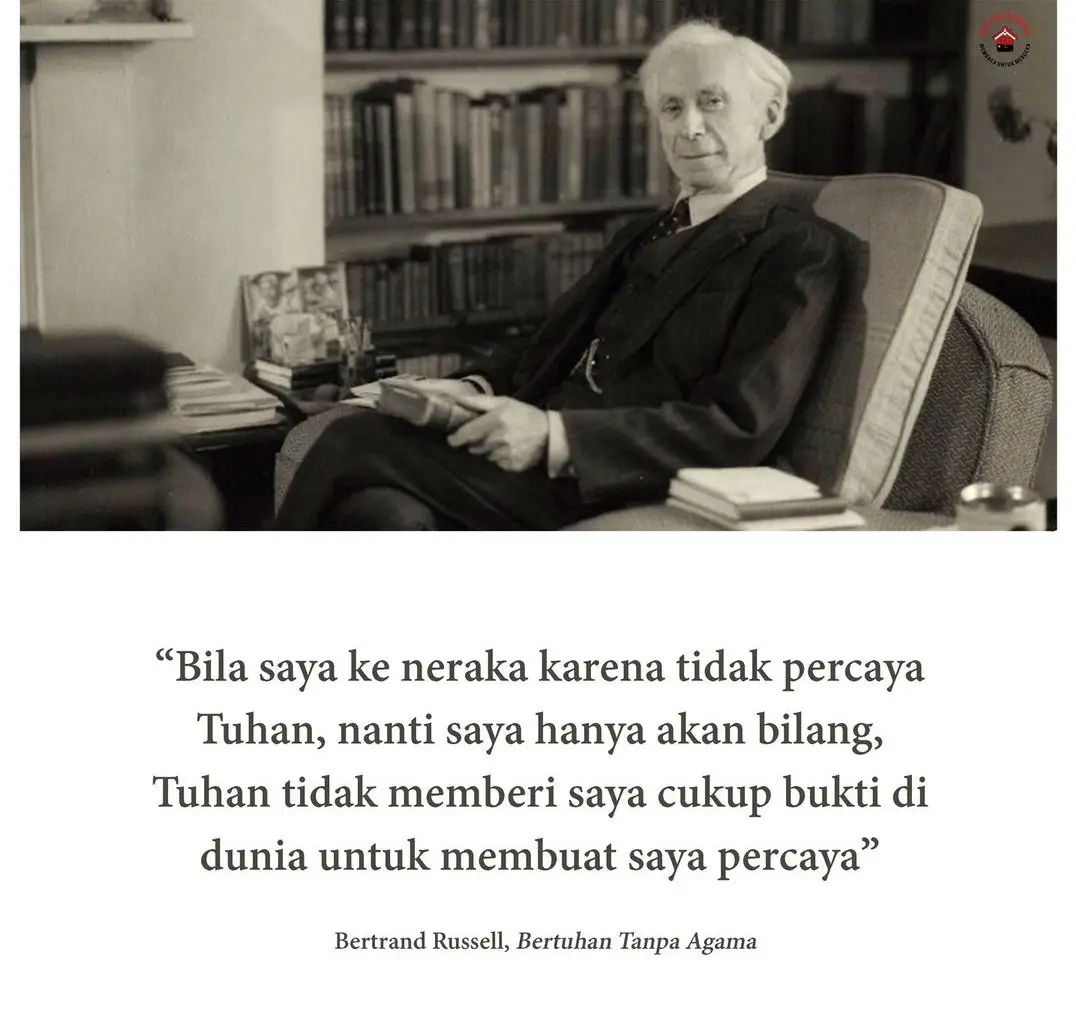 Bukan untuk Pikiran yang mudah di Doktrin... #affiliator #affiliatorpemula #bertrandrussell #quotes #fyp #tuhan 