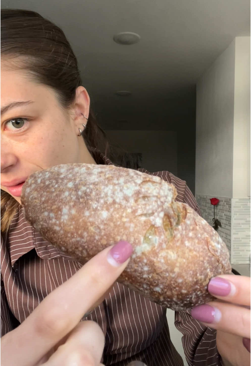 Bread bellies the time has arrived! But the mold is mostly on the outside of the bread!  #sourdough #bread #breadtok #sourdoughtok #moldy #bluebread 