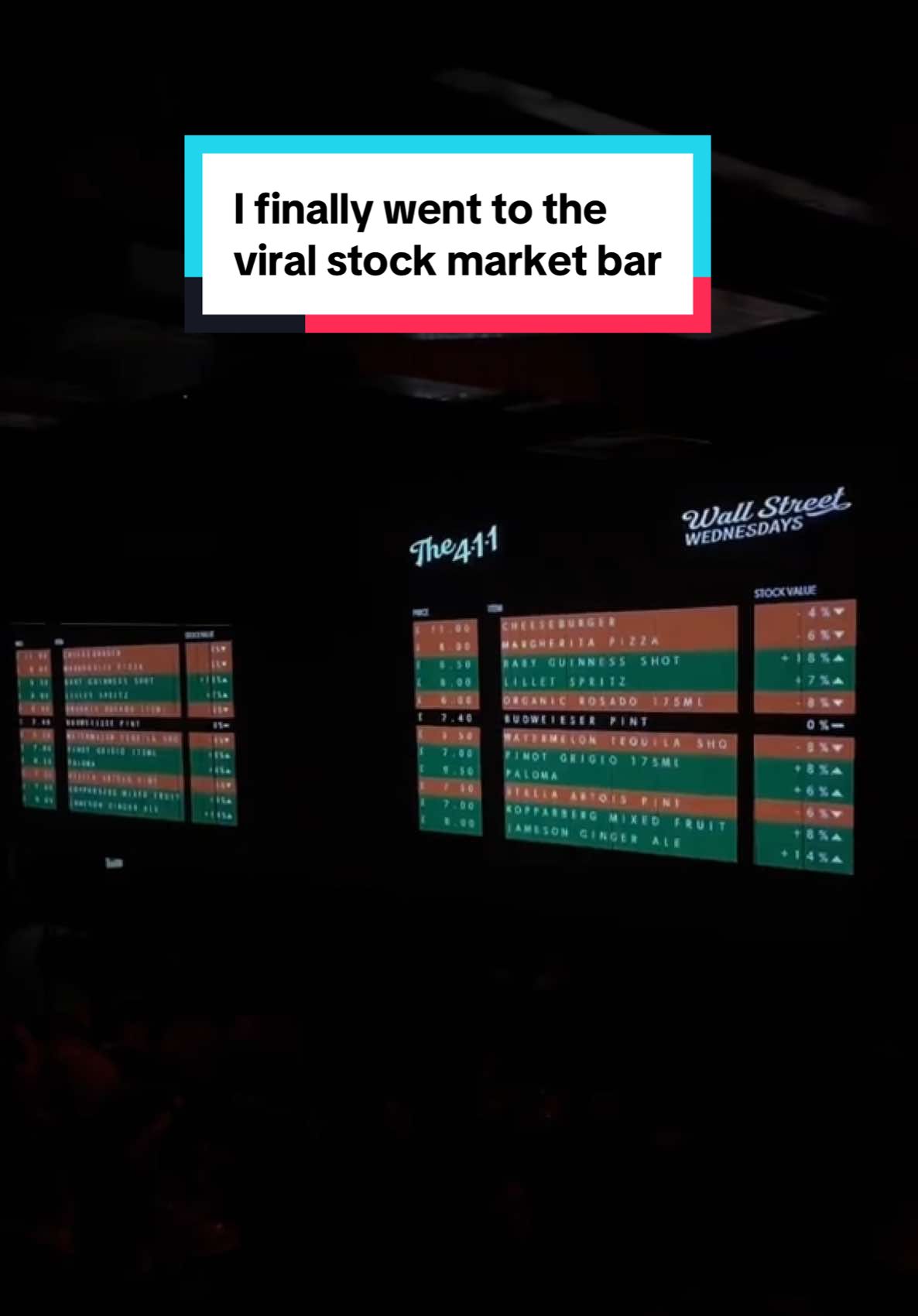 10/10 experience, this is a must try weekday activity in London. Wall Street Wednesdays at The 411 📈#thingstodoinlondon #london #londonhotspots #barsinlondon #the411 #stockmarket 