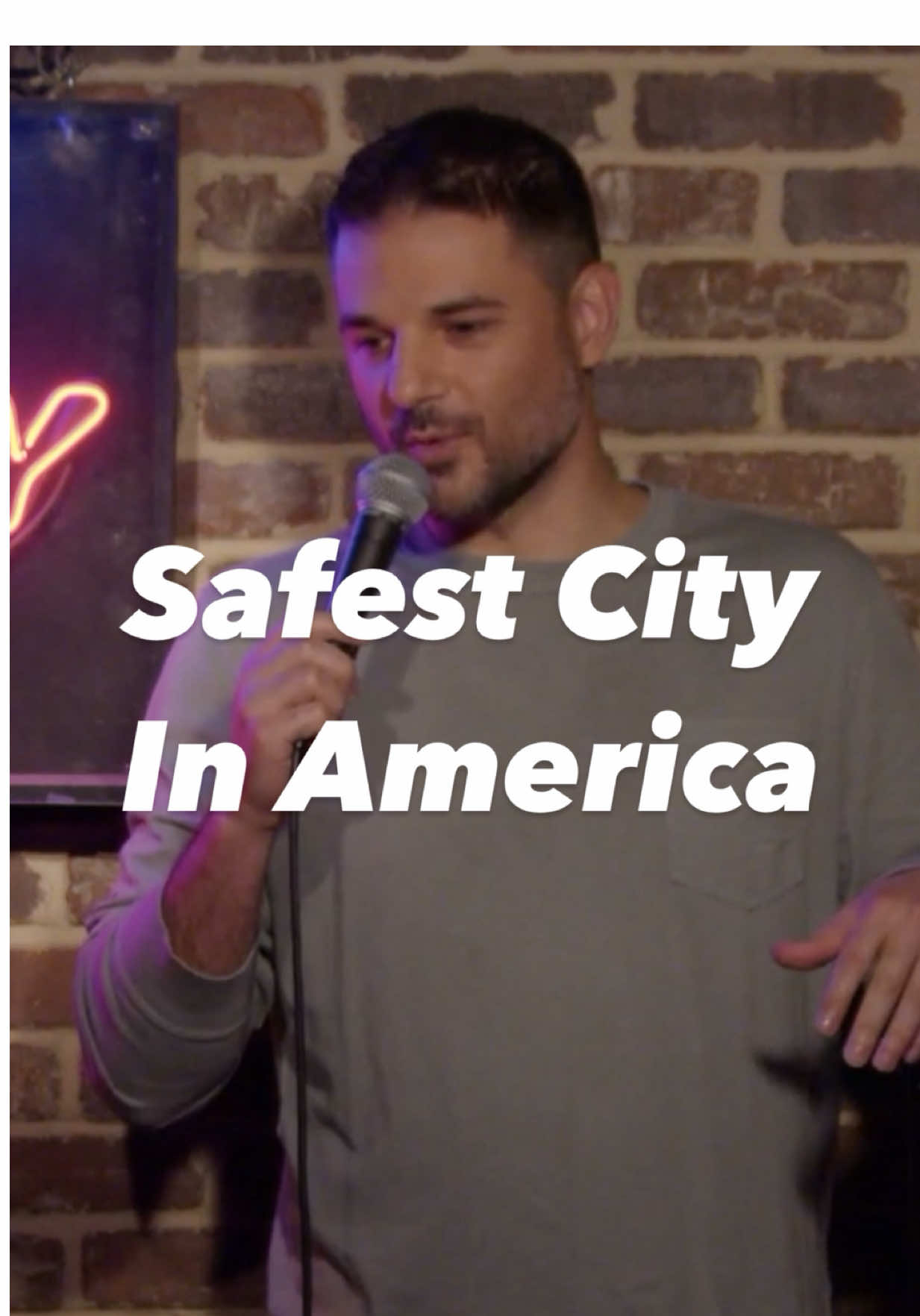 Safest City in America  #jokes #standupcomedy #carync #raleigh 