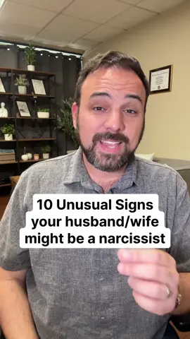 ⚠️10 Unusual Signs Your Partner Might Be a Narcissist  After working with over 5,000 couples, these patterns come up again and again.  And no—it’s not just the loud, obvious abuse.  It’s the subtle, repeated behaviors that quietly destroy your self-trust. One slip-up doesn’t make someone a narcissist. But consistent patterns like this? That’s a big red flag. [ signs of narcissistic spouse, emotional manipulation in marriage, subtle narcissism, narcissist husband signs, narcissistic partner behavior, red flags in relationships, covert narcissist signs, how to spot a narcissist ] #relationshipredflags #marriageadvice #emotionalmanipulation #healingfromabuse #therapy #therapisttips
