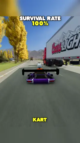 Which car will pass these trucks and survive? 😱 #beamngdrive #Beamng #gaming #usa