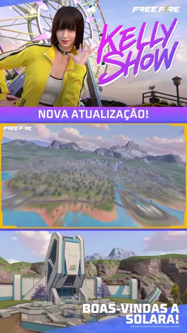 Solara tem de tudo e mais um pouco! Se você quer montar estratégias com seu squad, esse é o mapa ideal! Quarta-feira tem a estreia de Solara pra transformar sua gameplay! #FreeFire #FreeFireBrasil #Solaraff #NovoMapaFF #AtualizacaoOB49 #Kelly #FalaFreeFire