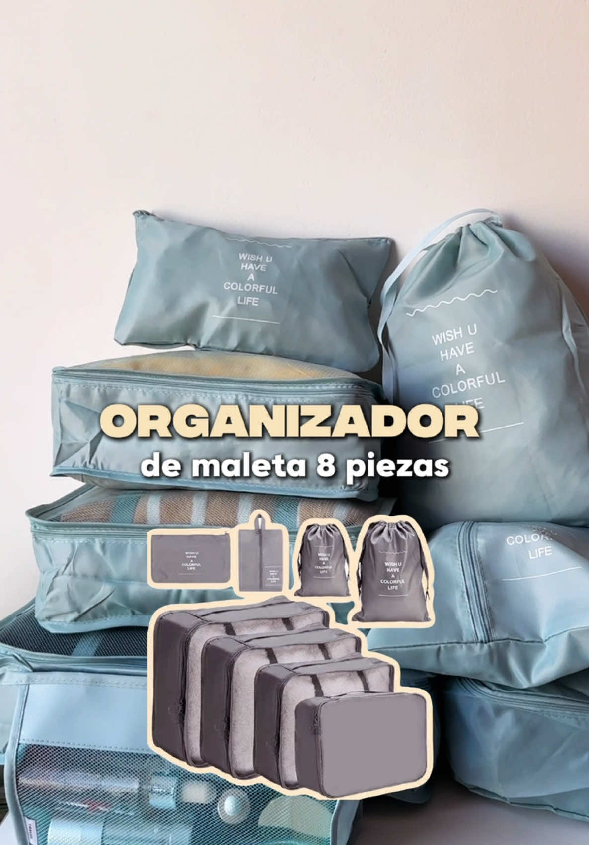 🌎Organizador de Maleta de 8 piezas🧳 Maximiza el espacio en tu maleta con este kit revolucionario de viaje✈️ Pedidos al 📲78595002 #viajes #viajandoporelmundo #organizadores #organizadoresparaelhogar #neceser #maleta #vuelosbaratos #kitdeviaje #organizacion #carrion #maletadeviaje #equipaje #eurotrip #hacksandtips #girlssupportgirls #makeup #skincare #outfitoftheday #contentcreator #viajandoporelmundo #organizadores #bolsosycarteras 