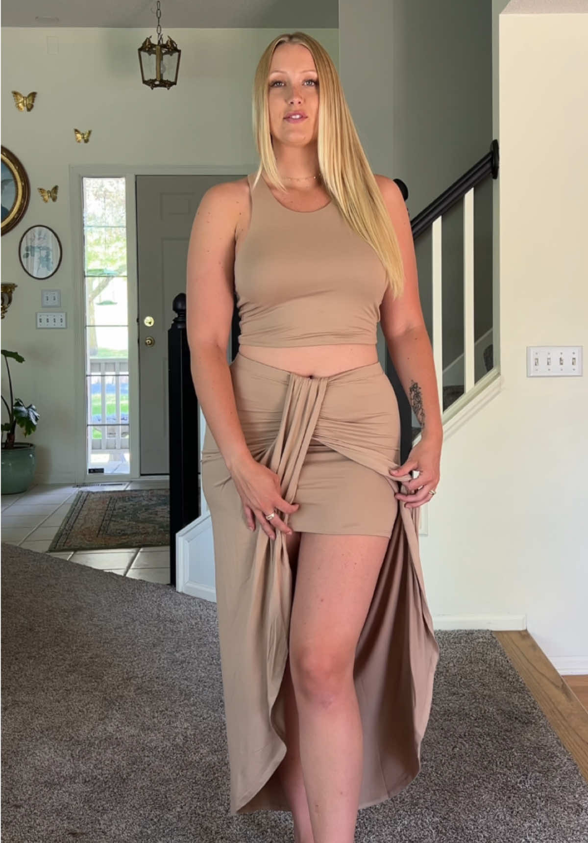 love this 2 piece set from @Fashion Nova I’m wearing a size large! 🫶🏼#fashionnova #novababe #outfit #fashiontiktok #outfitinspo #fashion #outfitideas #2pieceset 
