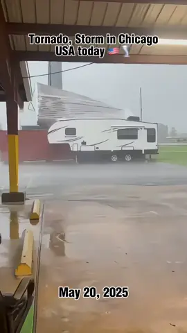 Tornado, Storm in Chicago USA 🇺🇲 today #tornado #storm #tornadoes #storms #chicago #weather #severeweather #fyb #2025 
