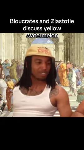 Bloucrates and Ziastotle discuss yellow watermelon #zias #blou #history #philosophy #streamer #fyp 