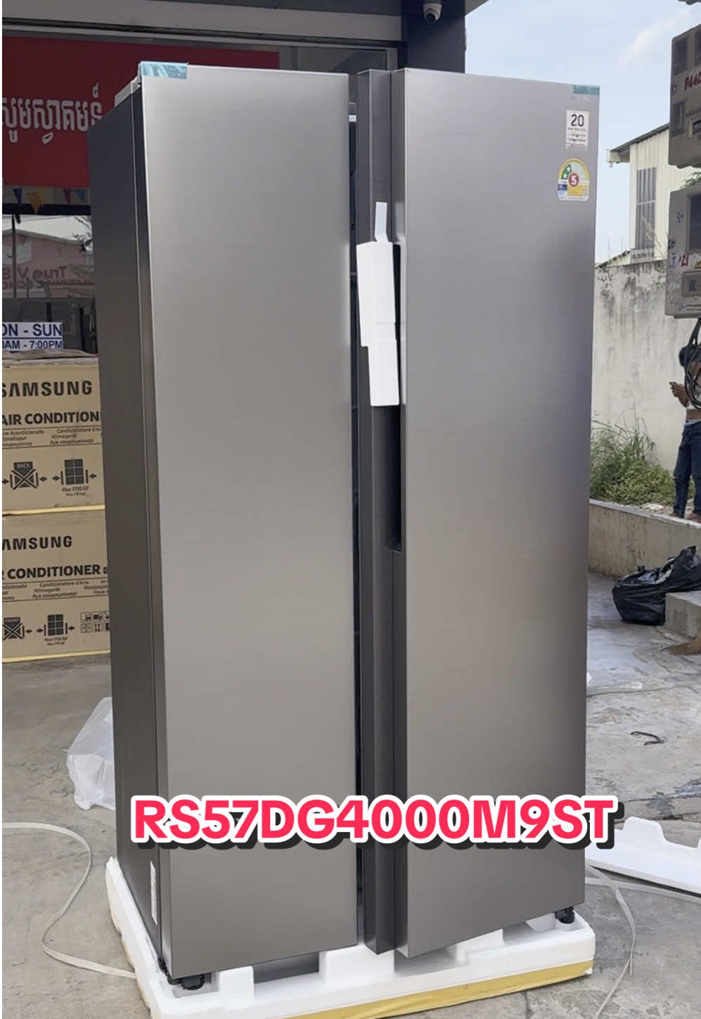 RS57DG4000M9ST 583L 8XX$ #samsung #refrigerator #fyp #electrionic #nikasensok #foryou #fypage 