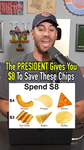 Which Chips Are You Saving For The World?! Agree? #fyp #chips #food #president #snack #money 