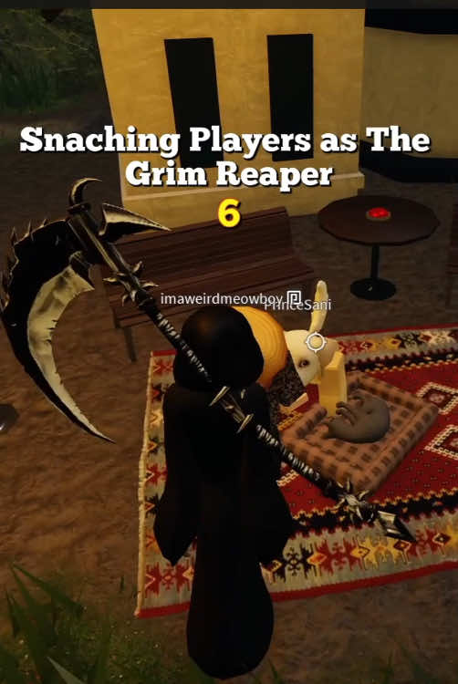 Snaching Players as The Grim Reaper 6 #robloxfyp #robloxcomedy #jesus #micup #micuproblox #ontaproblox #scream #prank 