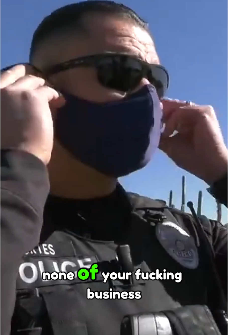 You can't tell me what to do  #cops #firstamendmentauditor #police #copsoftiktok 