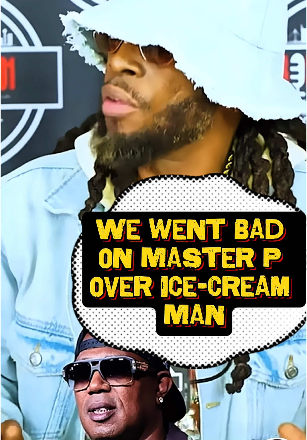 @regimegeneral said he went bad on @masterp when he did ice-cream man.   Checkout the clip to see how it all played out.  #podcast #bosstalk101 #fyp #bosstalk #interview #yukmouth #conversation #letstalk #music #whodiditfirst#masterp