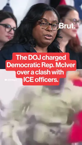 The DOJ  charged New Jersey Rep. LaMonica McIver with assaulting an officer during an altercation outside an ICE facility. #DOJ #newjersey #ice #migration #trump #kristinoem #mciver