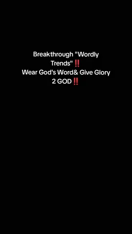 #wear God's Word 🔥📖🔥   We're not religious- we're set apart and followers and kingdom Ambassadors/ Trendsetters for Jesus 🔥 Christ! We will shake the fashion industry with the power of the holy Ghost as our guidance with each style/ designs‼️ Our designer has created each design in the secret place with GOD.  Our designer once worked for the worldly fashion industry but now works for the kingdom fashion industry‼️ #wear #unqiue #chosen #chosenone #glorytogod #chirstiantiktok #couplestiktok #couplegoals #dressup #dresses #wear #nc #outfit #fyp #creatorsearchinsights #dufflebag #bags #purse #teeshirt #pants 