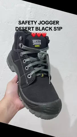 SAFETY JOGGER  DESERT BLACK S1P #safetyfirst #safetyjogger #ppe #fyp #safetyofficer 