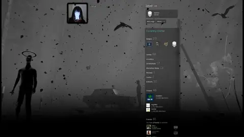 Black and White #steam #steamprofile #profile #aesthetic