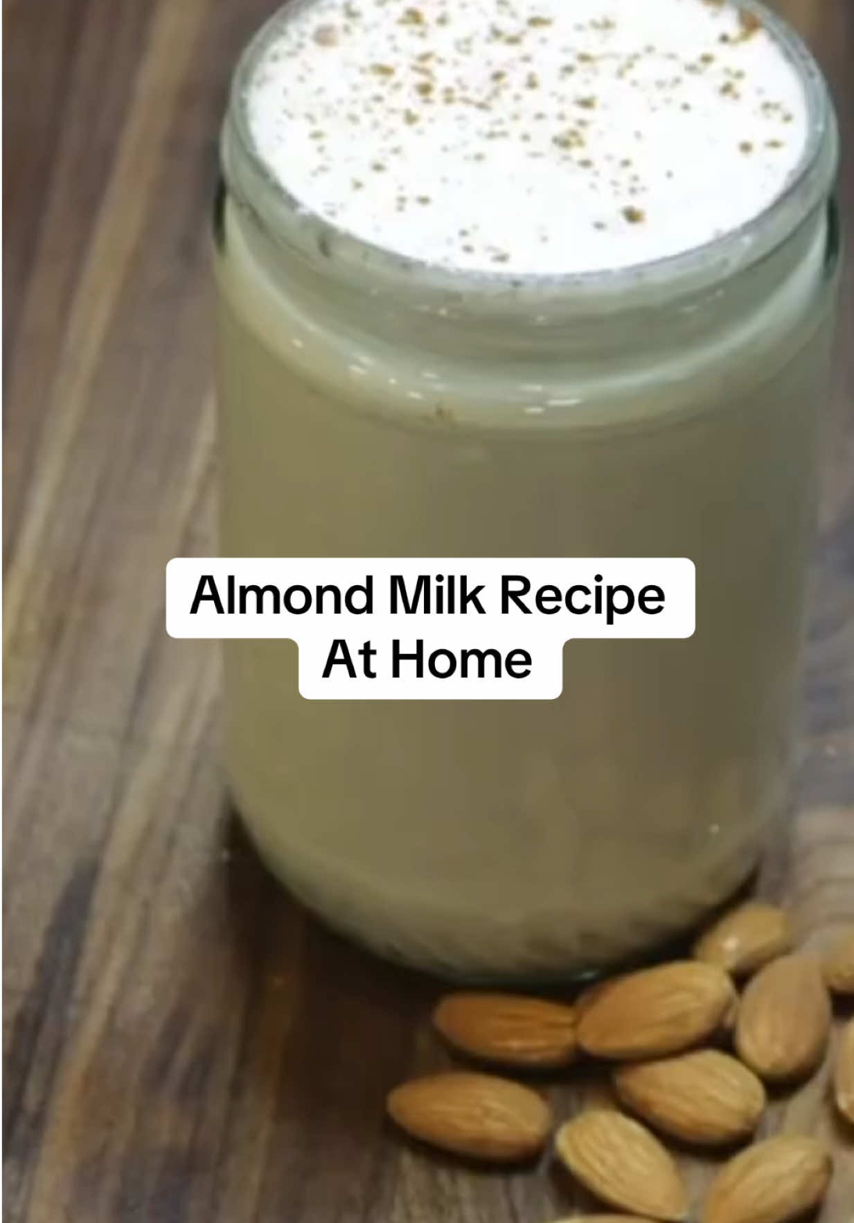 Almond Milk Recipe At Home: This 3-ingredient almond milk recipe is SO easy and tastes better than store-bought! 🥛💪 Save money, skip additives. #almondmilk #dairyfree #Recipe 