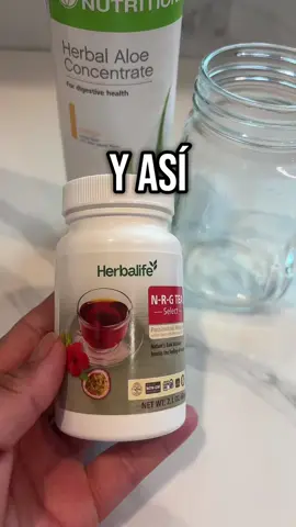 Tea sabor Jamaica y maracuya está delicioso 🤤 te mantiene activo hidratado enfocado todo el día #herbalifetea #tiktokshop #fypシ゚viral 