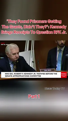 'They Found Prisoners Getting The Grants, Didn't They?': Kennedy Brings Receipts To Question RFK Jr. #GrantScandal#KennedyVsRFKJr#GovernmentAccountability #BreakingNews#HotTopic#TodayNews#ViralToday#NewsUpdate#TrendingNow#HotTopic#ViralNews 