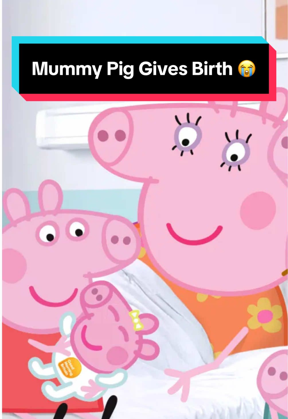 Mummy Pig gives birth to Evie 🤔 #mummypig #peppapig #daddypig #evie 