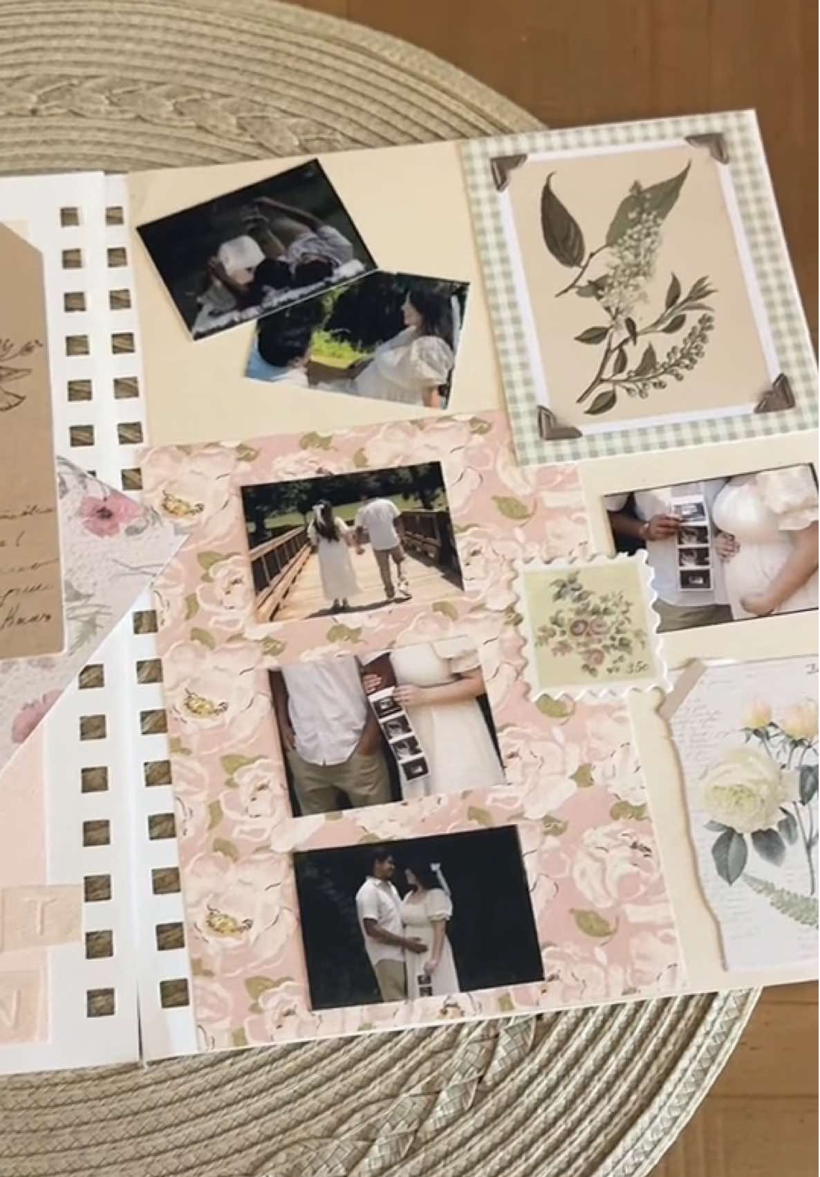 Found my new favorite hobby 🫶🏻 🔗’s are in my Amazon storefront  #scrapbooking #babyscrapbook #scrapbooktok #fyp #motherhood #asmr #journaling #momtok 
