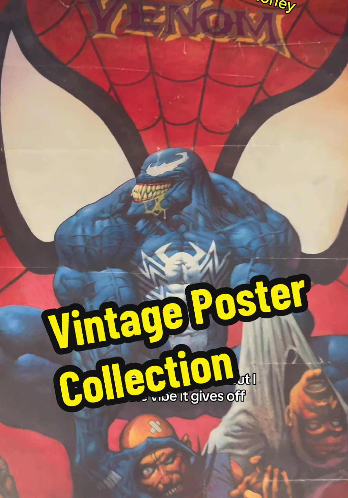 Venom posters pre-2000! What else would you want to see? 🤔 #venomcollection #mycollection #venom #eddiebrock #spiderman #marvel #comics #carnage #posters #vintageposters 
