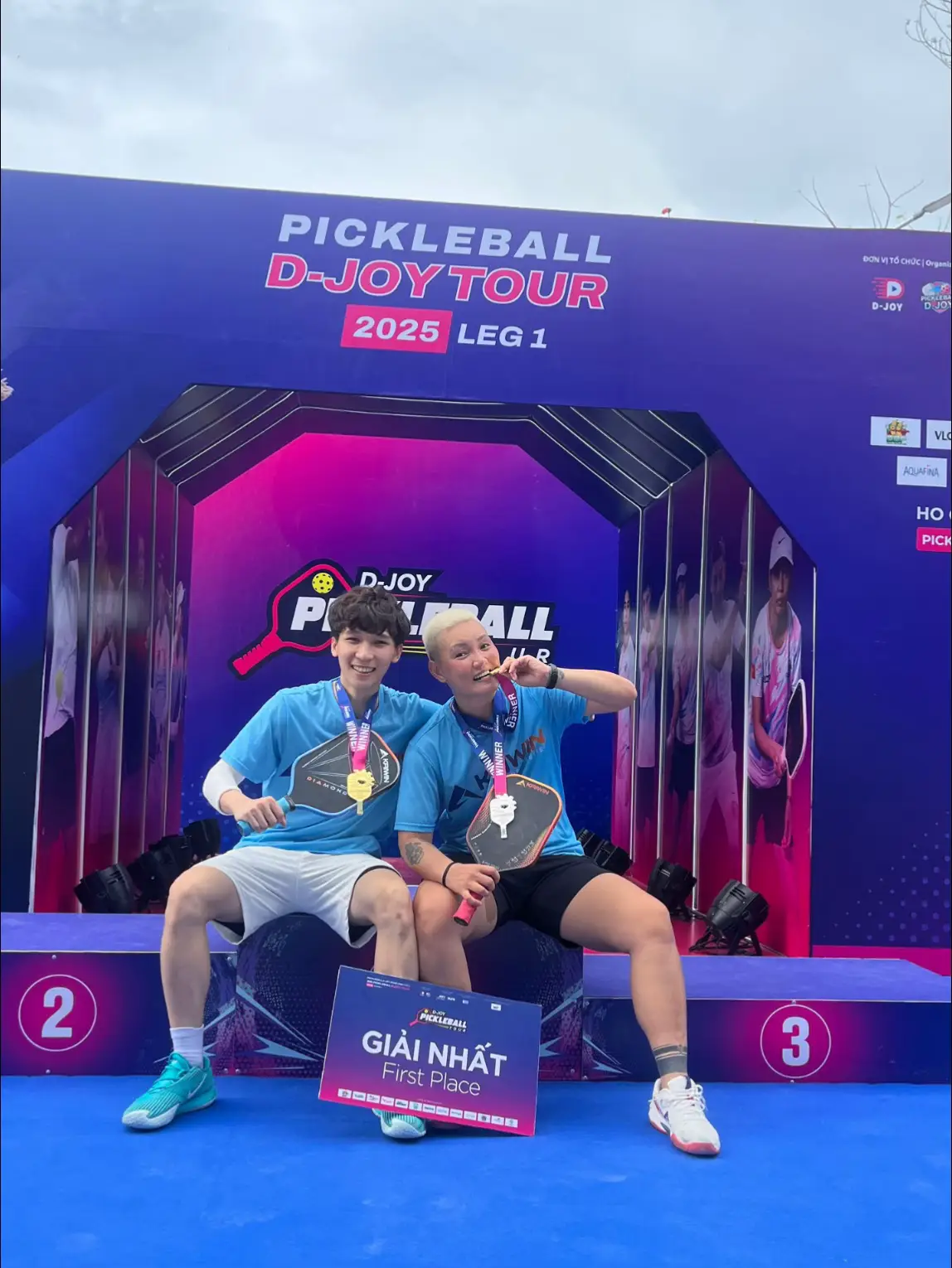 D-JOY TOUR 2025 - LEG 1 🥇Mix Double 19+ ADV  🥈Women Double 19 + ADV  Rafa gửi lời cám ơn đến BTC D-JOY TOUR 2025 - LEG 1 🇻🇳  Rafa cám ơn Kaiwin Việt Nam luôn đồng hành và tạo điều kiện để Rafa được tham gia giải đấu 🇻🇳    Rafa cám ơn TRANG HOANG Pickleball luôn tiếp thêm lửa cho Rafa cháy hết mình trong mọi giải đấu 🔥  Cám ơn 2 partner Chị Trúc Panda 🐼 , Nguyen Tien Thinh 