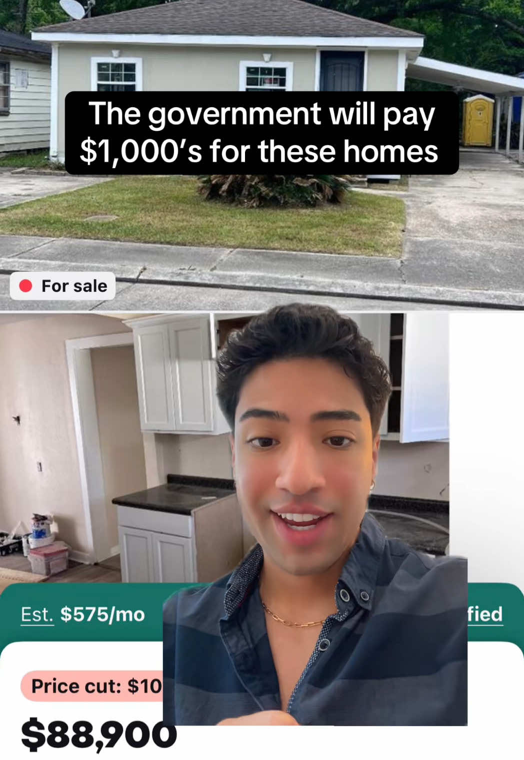 If you want the government to send you thousands of dollars every single month, just DM me “SECTION 8” #section8 #realestate #investing  