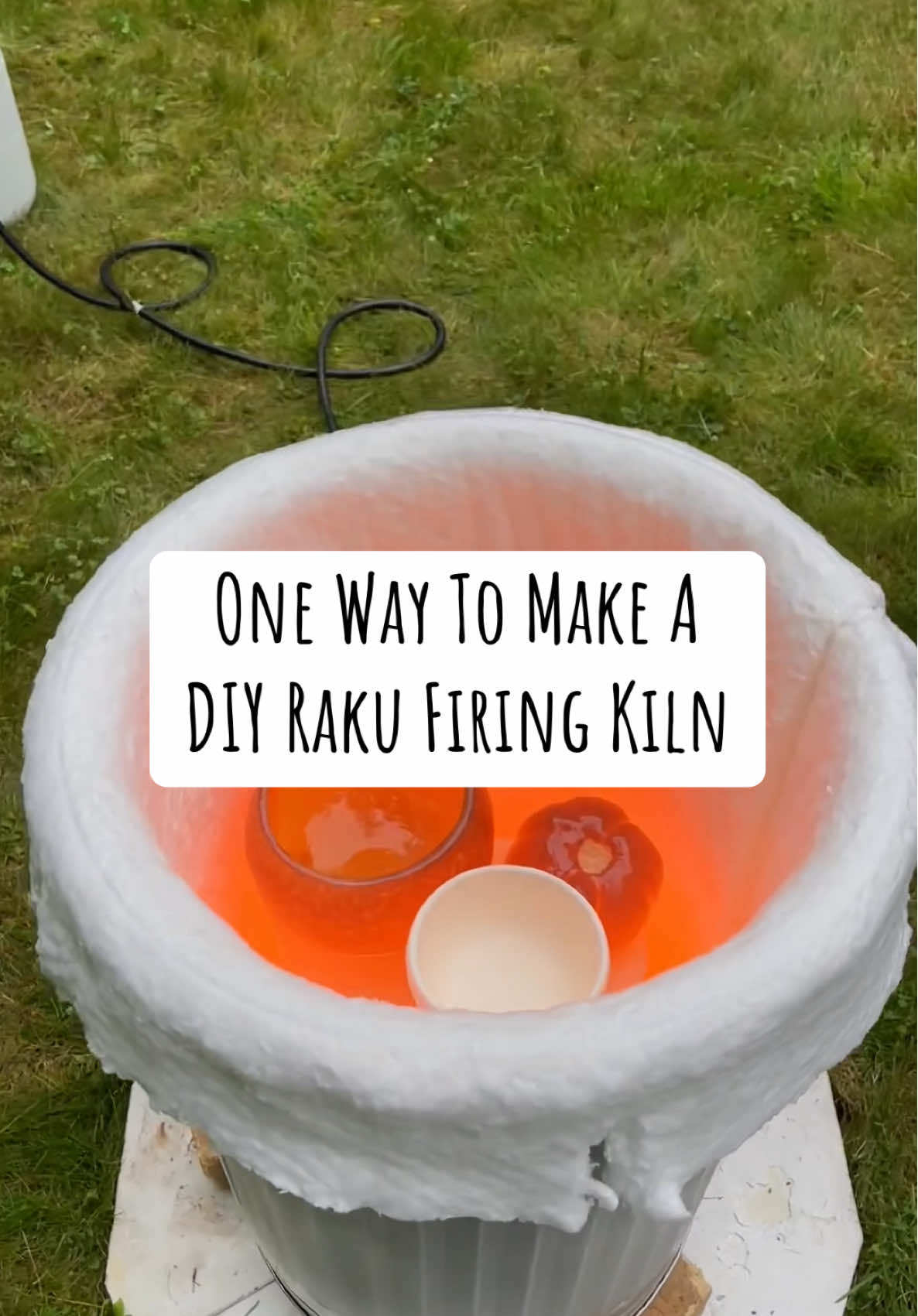 Here’s one way to make a DIY Raku firing kiln, condensed into a 5 minute video. Always use proper PPE when handling and operating hazardous materials! Made and filmed with @onewaytomake 🔥 #diyraku #rakukiln #potterytok #ceramictok #diykiln #rakuware #rakuart #potteryprocess #ceramicstudio #handmadeceramics #claylife #potterytools #kilnbuilding #ceramicart #ceramiclife #claytok #rakuinspo #potterytips #ceramiccommunity #ceramictechnique #potteryvideos #backyardkiln #kilnfired #potterysetup #makersoftiktok 