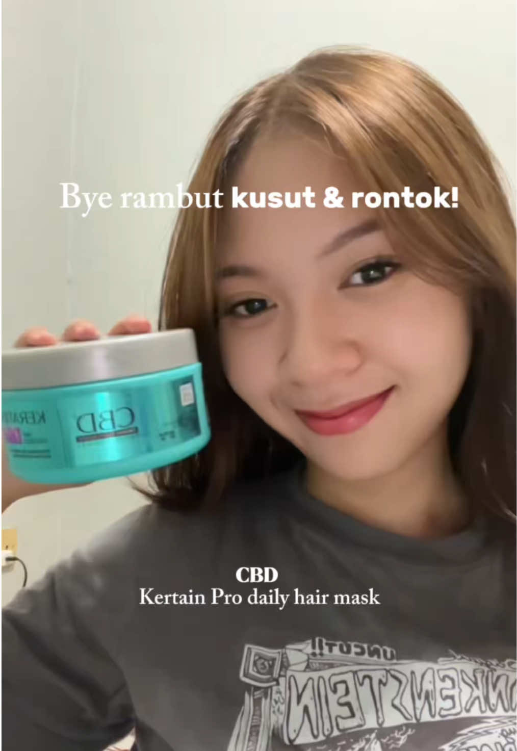hair mask yang harum nya selalu bikin salfok orang!!🫠🫠 #cbd #cbdkeratinpro #hairmask #hair 