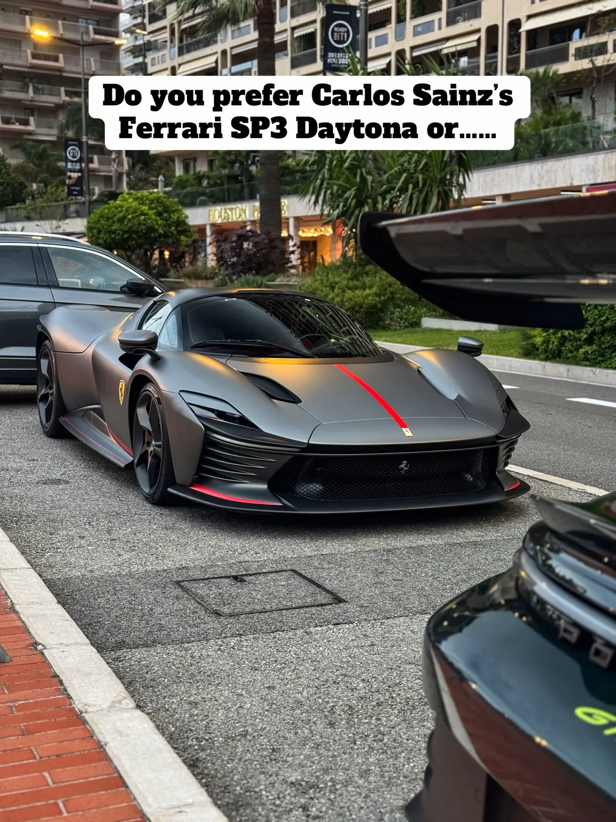Only in Monaco… #lando #norris #sainz #sp3daytona #monaco #f1 #GT3RS #formula1 