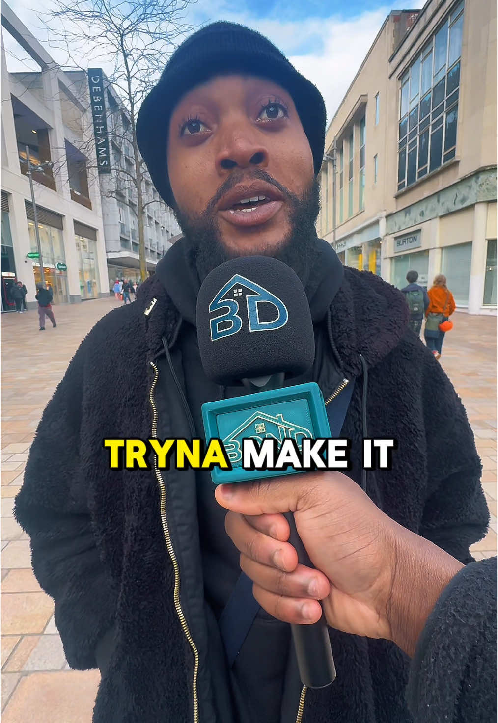 Denzel dropped wisdom at the end 😌 #bond #bondapp #streetinterview #publicinterview #imbroke 