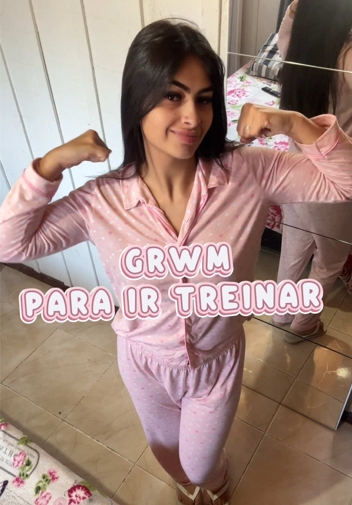 Vem se arrumar comigo pra um treinão de quadríceps 😮‍💨 #treino #treinao #perna #treinaodeperna #academia #grwm 