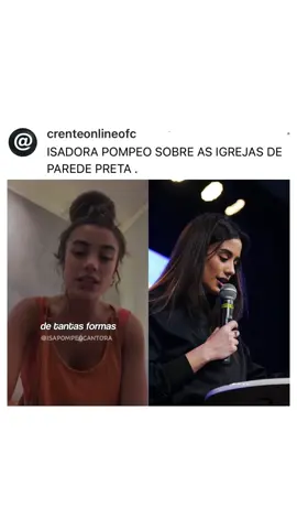 🎬 @isapompeocantora #igrejadaparedepreta #fy #crente 