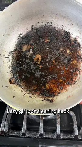Have you heard of this pot cleaning hack? I love cooking, but I hate the clean up afterward 😒. Most days I have to resist the urge to let the pot “soak” because I really try not to leave dirty dishes in the sink overnight. This is my tried and true method/hack of quickly cleaning a pot that has grease and burnt stains on it without damaging the pot! Let me know if you’d try this too! #tiktokpartner #potcleaninghack #potcleaninghacks #cleaningtips 