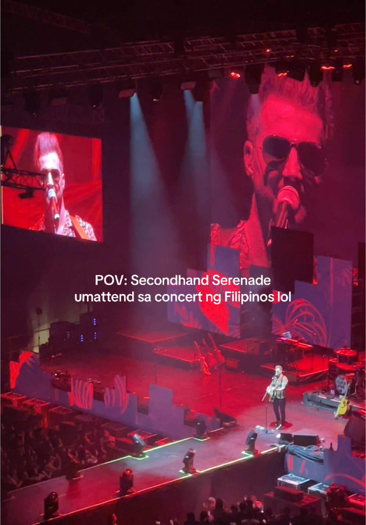 John wag mo kaming hinahamon HAHAHA char! #yourcall #secondhandserenade #playbackmusicfestival #punkrockemo #concert #fyp 