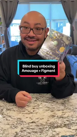 Blind Buy Unboxing and First impression on camera per the Fragrance Volturi 🤭 @AMOUAGE FIGMENT •Figment Woman was created by Karine Vinchon Spehner and Dorothée Piot. Top notes are Gardenia, Sichuan Pepper and Saffron; middle notes are Lily, Tuberose, Jasmine, Ylang-Ylang, Cassia Bourbon and Orange Blossom; base notes are Papyrus, Orris, Patchouli and Incense. #boogiesboutique #fragrancecommunity #fragrancetiktok #perfumetiktok #perfume #cologne #mryeahoe #amouage #amouagefigment #scentmail 