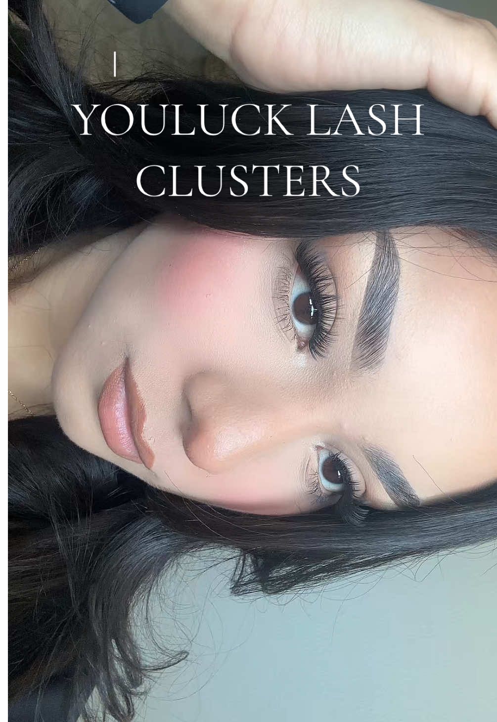 and i only did 1 layer😌 using the style “enchantress” @YouLuck Official  ✨ #youluckbeauty #enchantress #fyp #lashclusters 