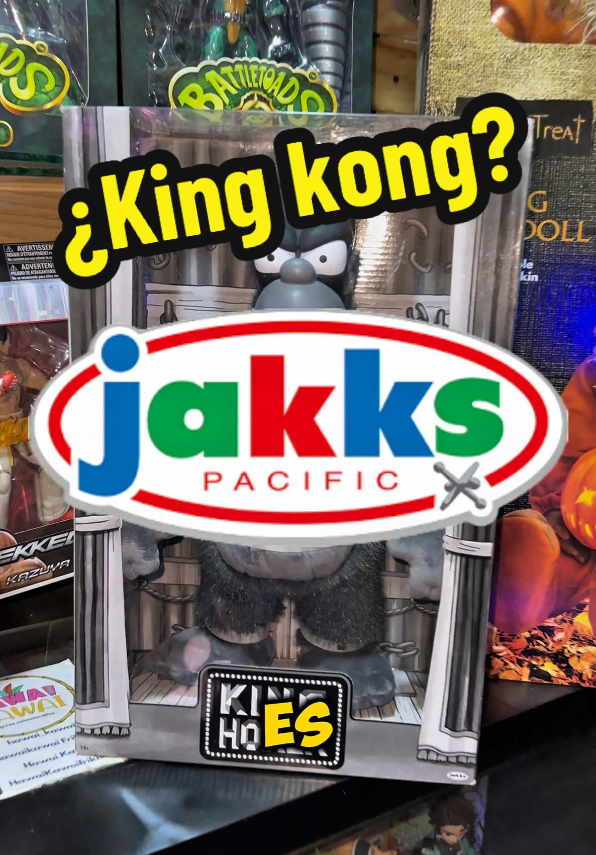 Tienes que ver esta figura de Homero Simpson 👀 #thesimpsons #lossimpson #homerosimpson #simpsons #kinghome #kingkong #jakkspacific #hawaikawai #fancentercdmx 
