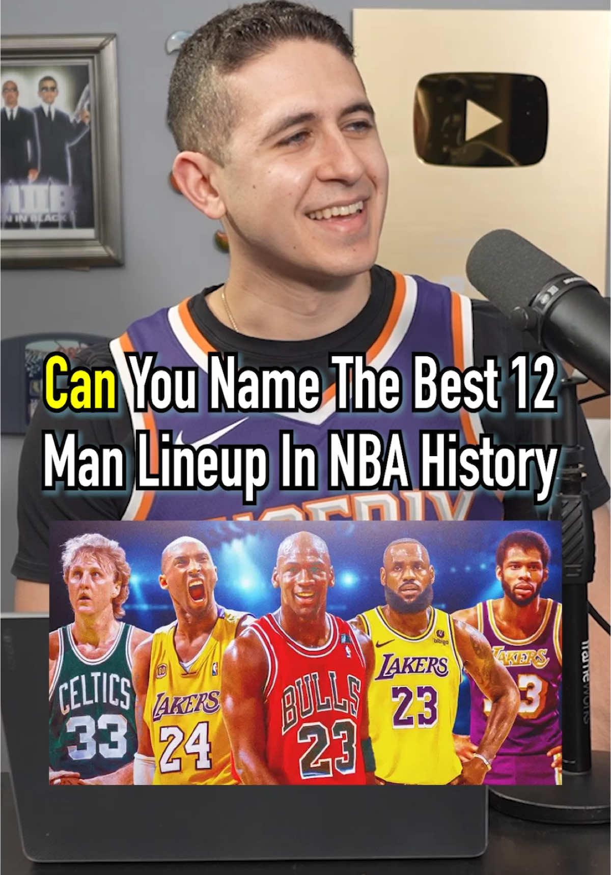 NAME THE BEST TWELVE MAN LINEUP IN NBA HISTORY VIA CHATGPT? Do You Agree?! #fyp #NBA #basketball #lineup #goat #chatgpt #ai 