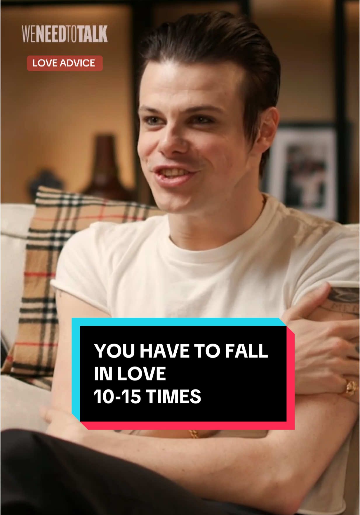 Watch the full conversation by searching ‘WE NEED TO TALK YUNGBLUD’ on YouTube. @yungblud speake up why we need to fall inlobe with someone 10 times to truly fall in love. #yungblud #Love #Relationship #boyfriend #girlfriend #cheating #interview #weneedtotalkpodcast #paulbrunson #advice 