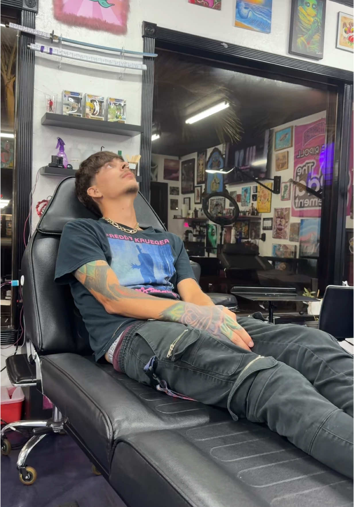 With heaven above you there’s hell over me #fyp #foryoupage #tattooartist #ptv #piercetheveil 