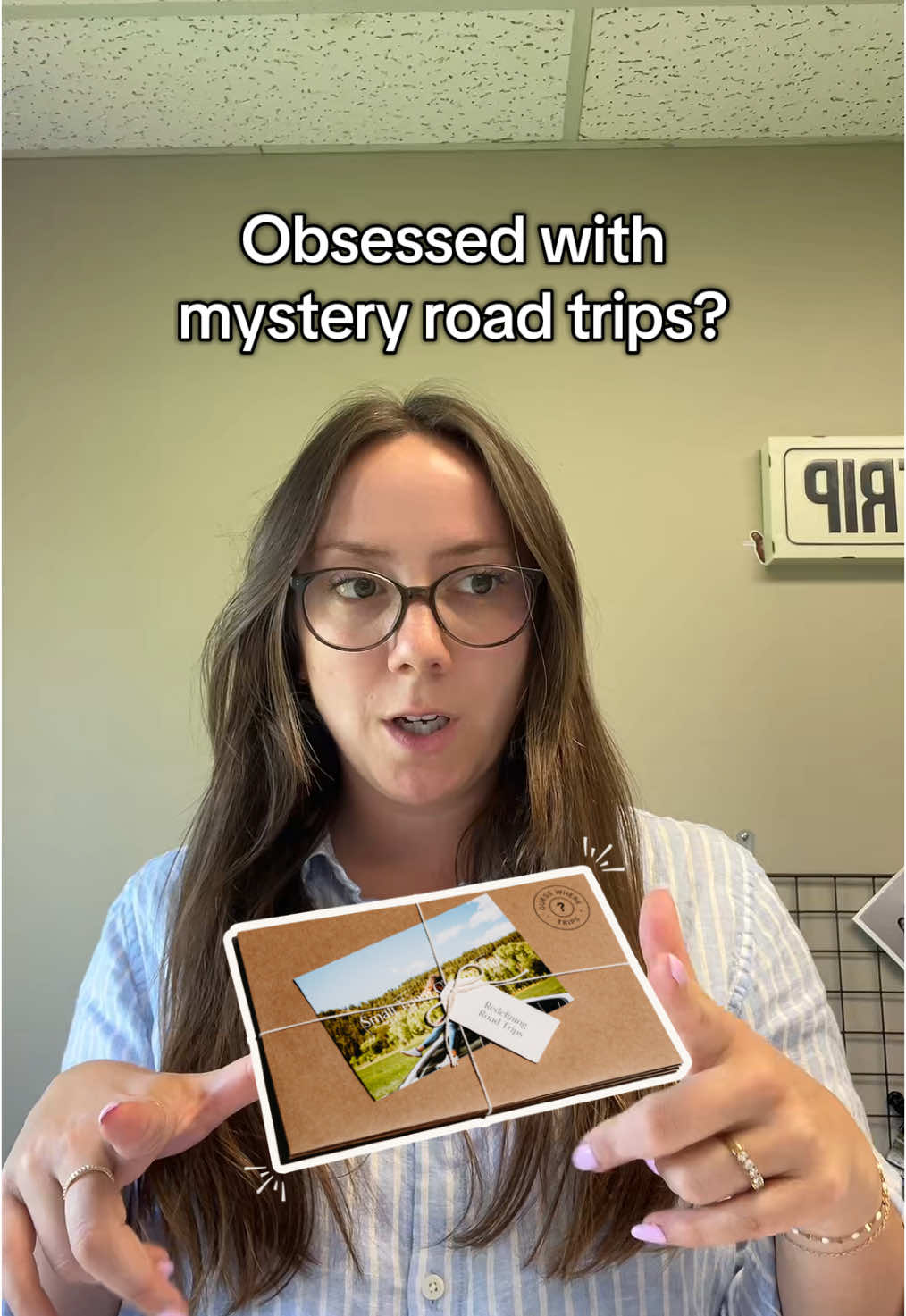 The mystery road trip obsession is real ✨ Available from many departure cities across North America! HOW IT WORKS:  1️⃣ Pick a road trip that fits your vibe—choose the type, theme, and area you want to explore. 2️⃣ Get your itinerary in the mail with 4 sealed envelopes. Be sure to keep them sealed until the day you leave! 3️⃣ Reveal your next destination by opening each envelope as you go. #giftidea #traveltiktok #roadtrips #localbusiness #summeradventures #getoutside #exploremore #guesswheretrips 