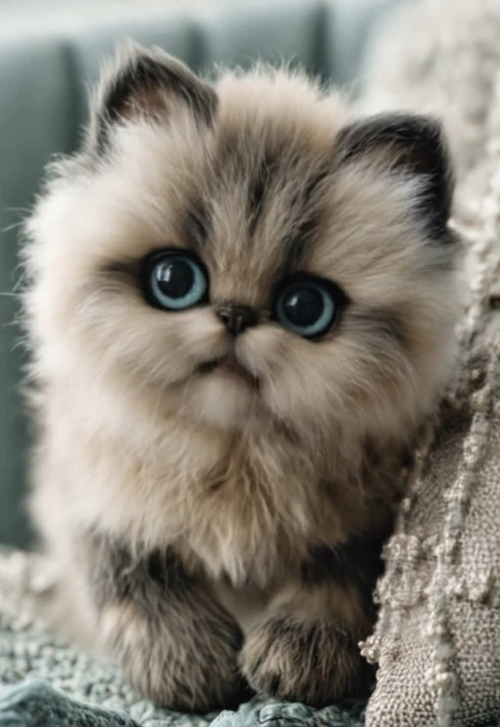 Cute baby cat is not lazy! 😂❤️ Adorable kitten practicing selective participation! #babycat #cute #catworld #cat #cutekitty #funny #catmom #momlife #catlife #trynottolaugh 