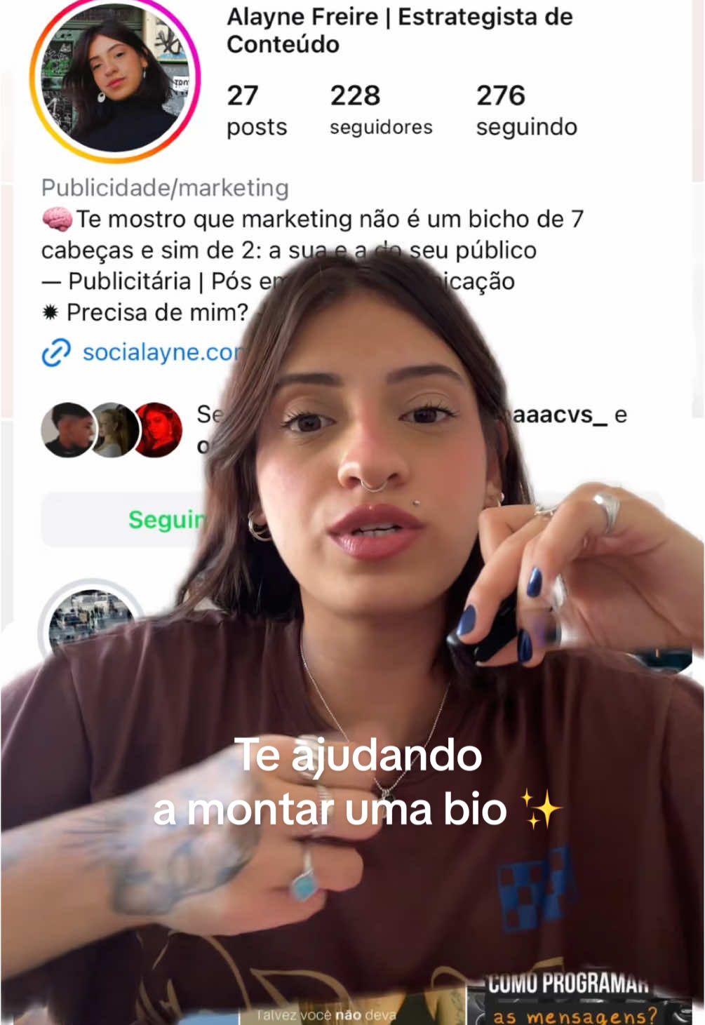 Eu tenho certeza que você consegue aplicar isso no seu perfil profissional. Tem alguma dúvida? Então comenta que eu te ajudo🙌🖤 #marketing #vendas #vendasonline #empresaria #empreendedora #psicologa #socialmedia #engenheira #mentora #nutricionista #esteticista #dentista #fotografa #terapeuta #consultoradeimagen 
