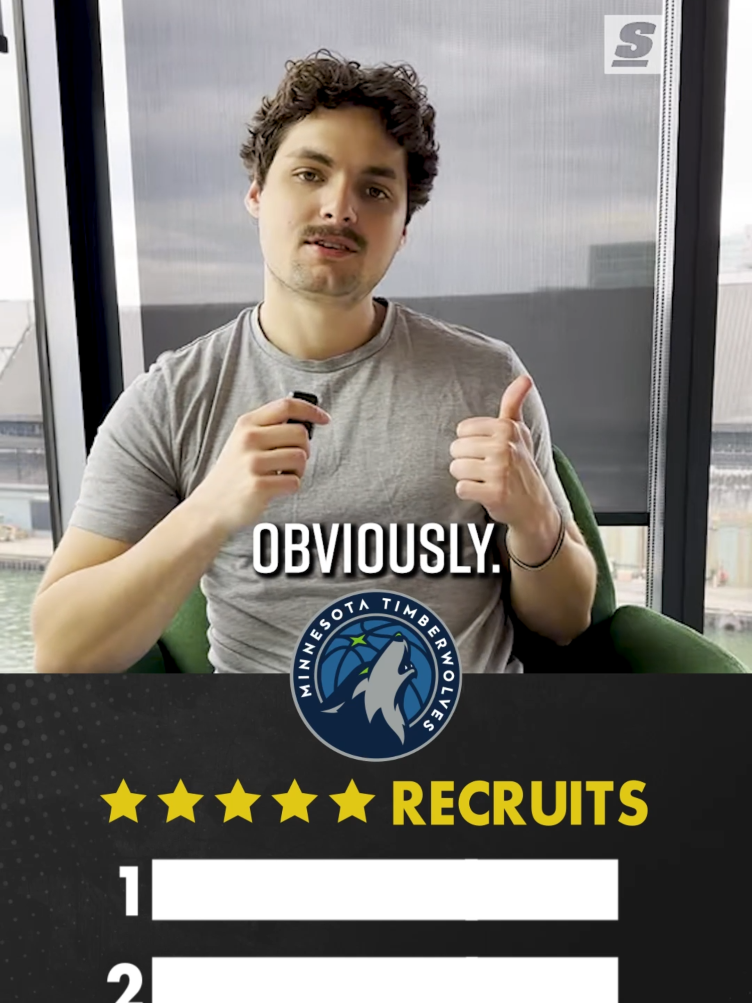 Can you name the 5-star recruits on the T'Wolves? 🐺⭐️