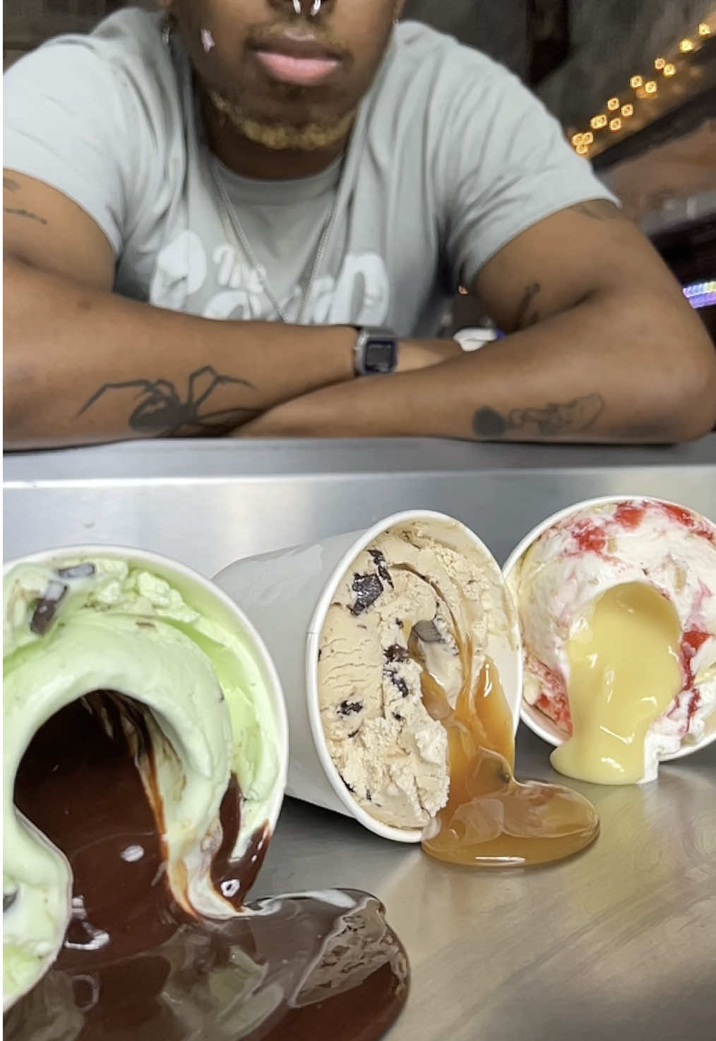 The “You Should Call Him” sundae. Who are you calling? #sundae #icecream #Foodie #boston #dessert #local #fyp #viral #trend #charlotte #him 