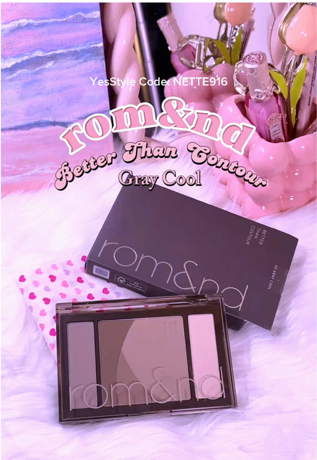 My new contour palette from @롬앤 romand shade Gray Cool.🤎🩶 #betterthancontour #romand #contourpalette #kbeauty #MakeupRoutine #creatorsearchinsights 